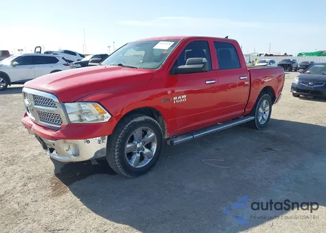 2015 Ram 1500 Lone Star z USA, uszkodzony, nr VIN 1C6RR6LM0FS634850